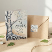 応援していますよ グリーティングカード サンキューカード