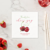 応援してくれるチェリー フルーツ スタンダードカクテルナプキン (インサイチュ)