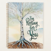 応援してるパーソナライズされたプランナー プランナー手帳 (正面)