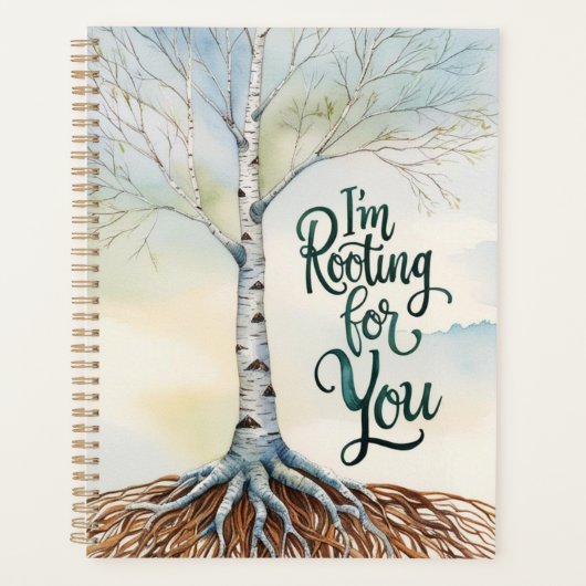 応援してるパーソナライズされたプランナー プランナー手帳 (正面)