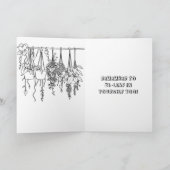 応援してる | 勇気付けられる着色 カード (内部)