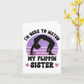 応援しに来たぜ！シスターの体操競技 カード (黄色い花)