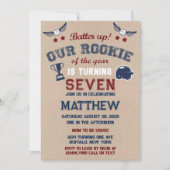 応援しよう！うちの新人君、年齢を重ねる 招待状 (正面)