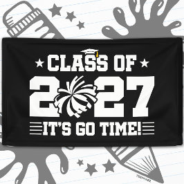 応援しよう 卒業だ がんばれ 2027年度の上級クラス 横断幕
