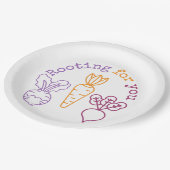 応援する ペーパープレート (アングル)