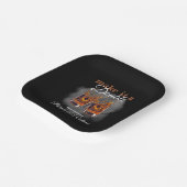 応援でダブルお祝いウイスキーのグラス ペーパープレート (傾斜あり)