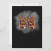 応援でダブルお祝いウイスキーのグラス 招待状 (裏面)