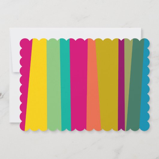 応援とカラフル 招待状 (裏面)