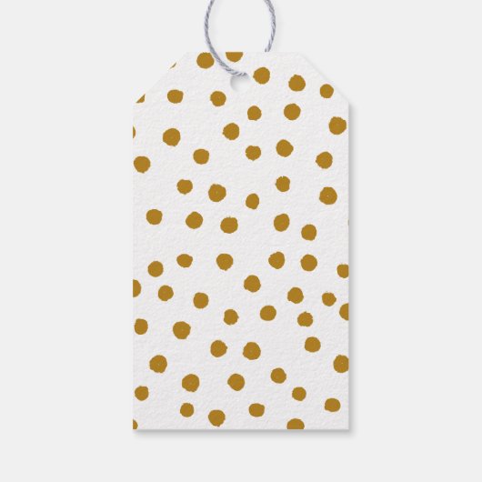 応援とドットのギフトラベル ギフトタグ (裏面)