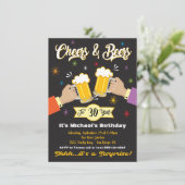 応援とビアーズサプライズパーティの招待状 招待状 (スタンド正面)