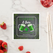 応援とビアーズサンパトリックスデイパーティー スタンダードカクテルナプキン (インサイチュ)