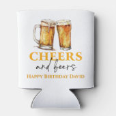 応援とビアーズバースデーパーティークーラーボックス 缶クーラー (裏面)