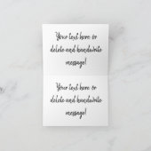 応援とビアーズバースデーパーティーサンキューカード サンキューカード (内部)