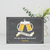 応援とビアーズビールマグシャルボード サンキューカード (スタンド正面)