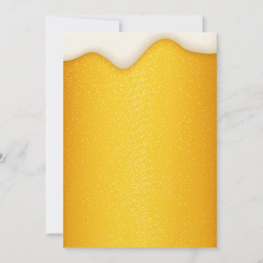 応援とビーズグラス誕生日パーティーの招待 招待状 (裏面)