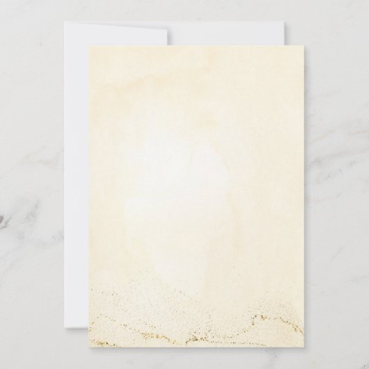 応援とビーズメンおもしろいズ30歳の誕生日 招待状 (裏面)