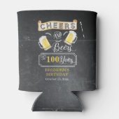 応援とビールから100年の誕生日パーティー 缶クーラー (裏面)