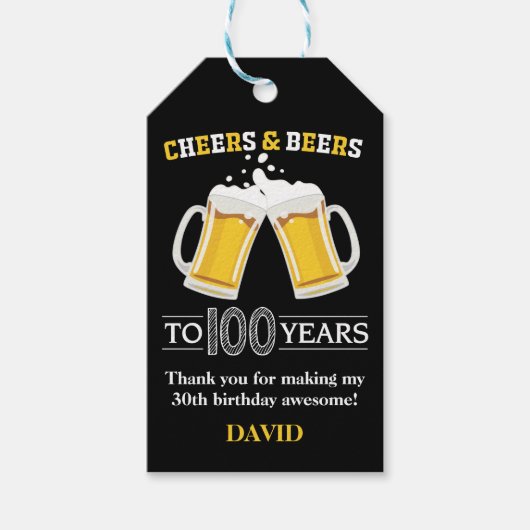応援とビールから100年ギフトラベル ギフトタグ (正面)