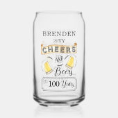 応援とビールから100年誕生日 ガラス缶 (裏面)