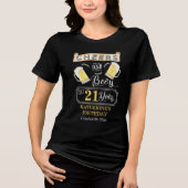 応援とビールから21歳の誕生日パーティーT-Shi トライブレンドTシャツ (正面)