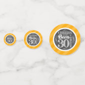 応援とビールから30年のテーブル紙吹雪 コンフェッティ (正面)