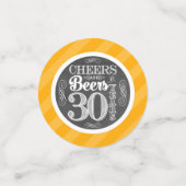 応援とビールから30年のテーブル紙吹雪 コンフェッティ (スモール正面)