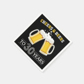 応援とビールから30年 スタンダードカクテルナプキン (角)