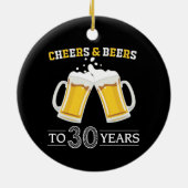 応援とビールから30年 セラミックオーナメント (裏面)