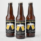 応援とビールから30年 ビールラベル (ボトル)