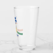 応援とビールから40年間のポイントレトロ誕生日 タンブラーグラス (左)