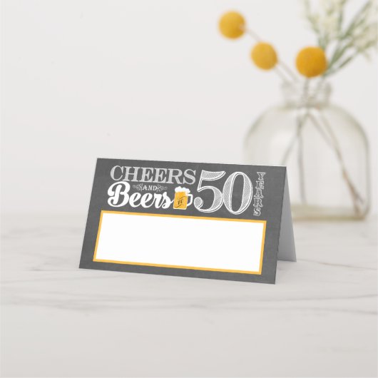応援とビールから50年座席表 プレイスカード (正面)