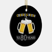 応援とビールから80年 セラミックオーナメント (右)
