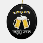 応援とビールから80年 セラミックオーナメント (左)