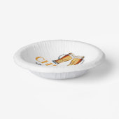 応援とビールのビアグラス誕生日パーティー ペーパーボウル (傾斜あり)