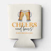 応援とビールのビアグラス誕生日パーティー 缶クーラー (裏面)
