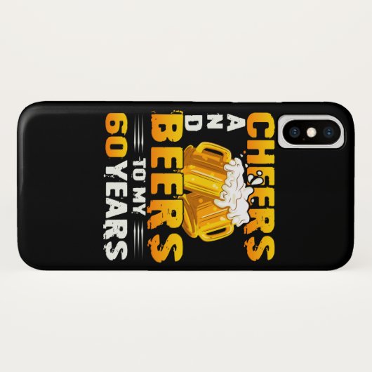 応援とビールの60年目の誕生日 Case-Mate iPhoneケース (裏面(横))