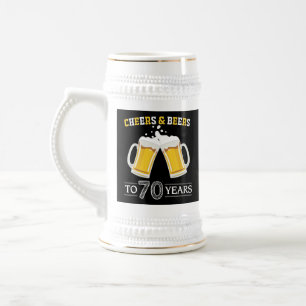応援とビールの70年 ビールジョッキ