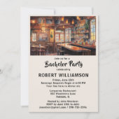 応援とビールカスタムバチュラーパーティ 招待状 (正面)