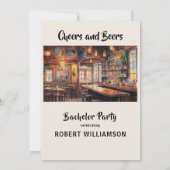 応援とビールカスタムバチュラーパーティ 招待状 (裏面)