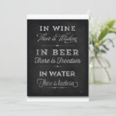 応援とビールズの誕生日パーティーの男性へ招待 招待状 (スタンド正面)