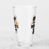 応援とビールパーソナライズされた誕生日 タンブラーグラス (左)