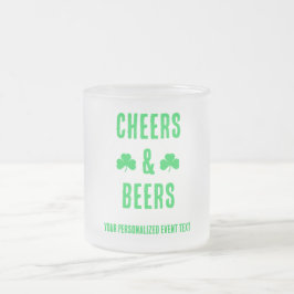 応援とビールパーティーイベント フロストグラスマグカップ