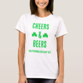 応援とビールパーティーイベント Tシャツ (正面)