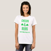 応援とビールパーティーイベント Tシャツ (正面フル)