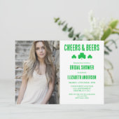 応援とビールブライダルシャワー 招待状 (スタンド正面)