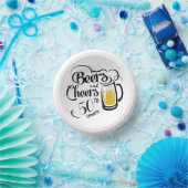 応援とビール紙プレート ペーパーボウル (パーティー)