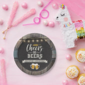 応援とビール誕生日 ペーパープレート (パーティー)