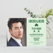 応援とビール誕生日 招待状 (スタンド正面)