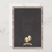 応援とビール40th誕生日招待状 招待状 (裏面)