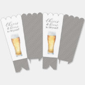 応援とビール50歳の誕生日パーティー フェイバーボックス (見開き)